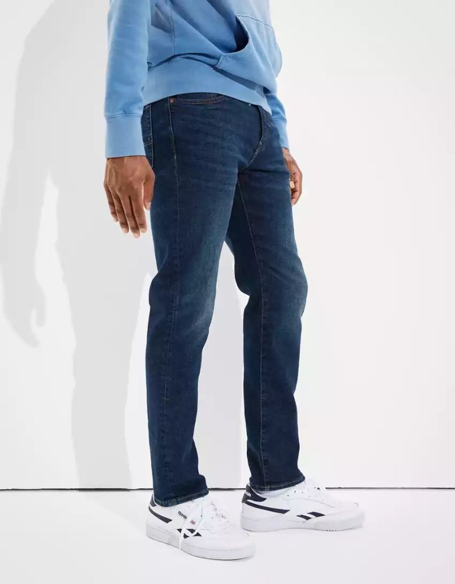 Jean American Eagle AE AirFlexSlim Droit Bleu Homme | SMW-01230752